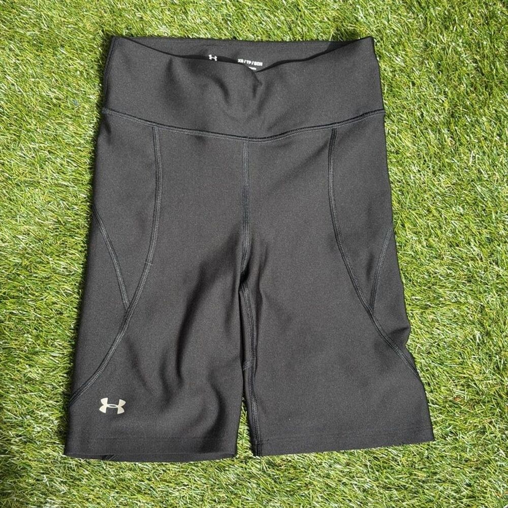 Under armour black compression shorts
